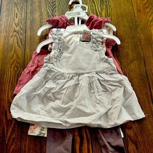 4-piece baby girl mix and match outfit